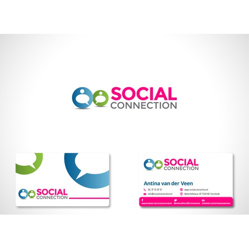 Wanted: a professional yet bright/happy logo for Social Connection