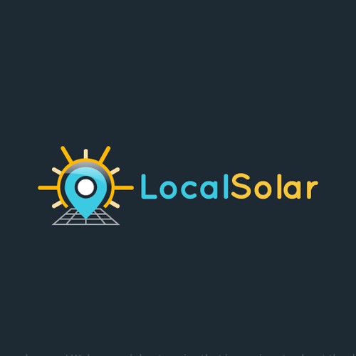 Logo design for a solar panel company