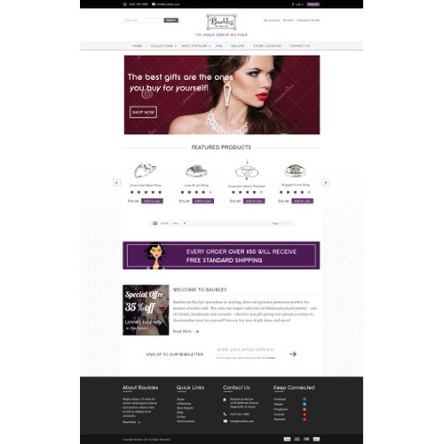 New eCommerce website for Baubles Babe! (www.baublesbabe.com)