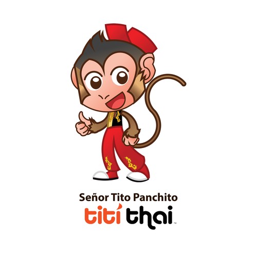 Mascot for a Thai Fast Food Restaurant Chain