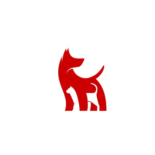 bold logo design for woof pack pet care