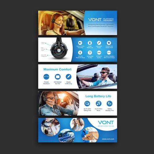 Web banner design concept