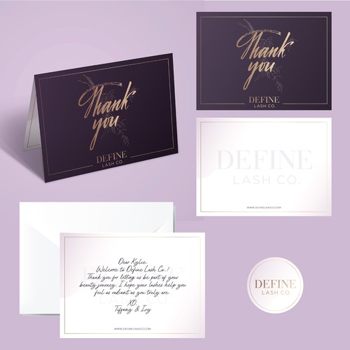 Thank you card