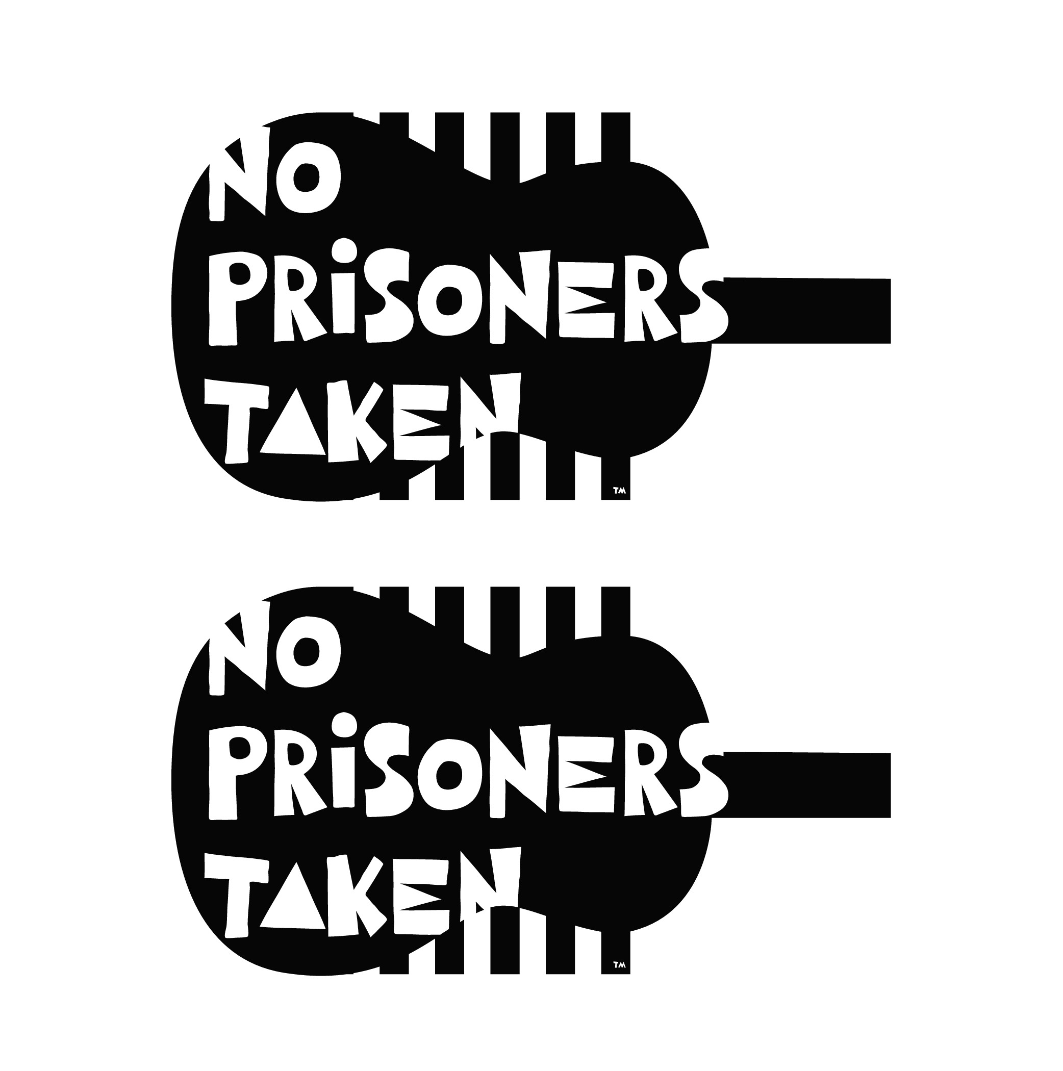 Drumhead for classic rock band "No Prisoners Taken"