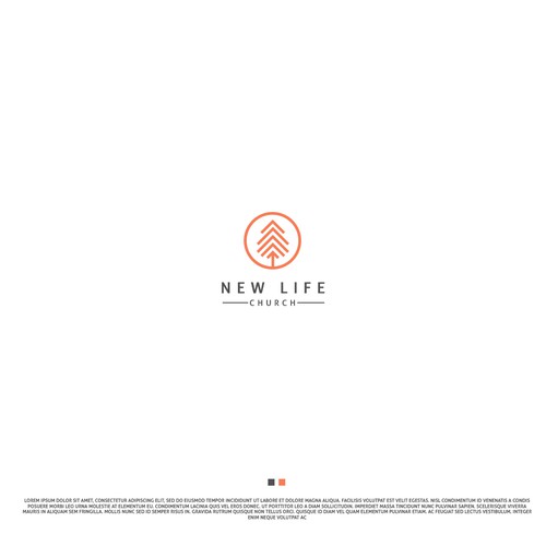 Logo for New Life church