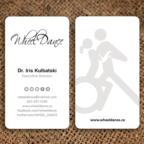 99nonprofits: Create a capturing business card for WHEEL DANCE