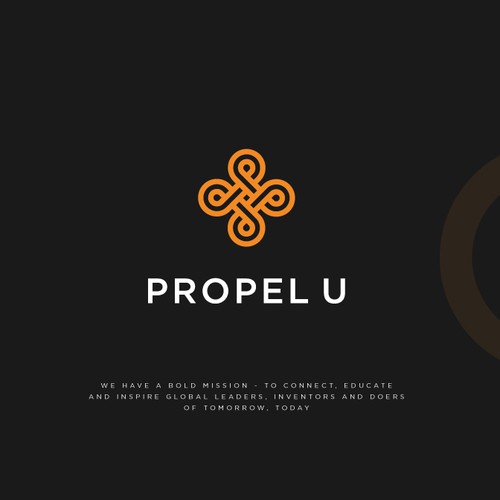 Bold logo for Propel U