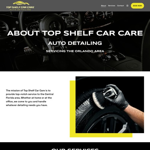 Top Shelf Car Care Orlando Design Customizations