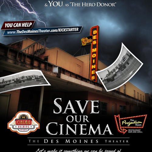 Need an awesome "Coming Soon" Movie Poster - about a movie theater :)