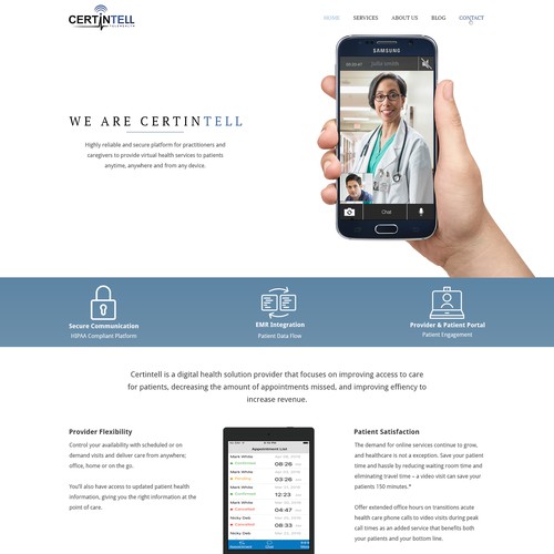 Certintell site Redesign