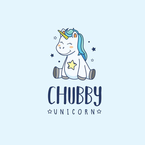 Chubby Unicorn Logo