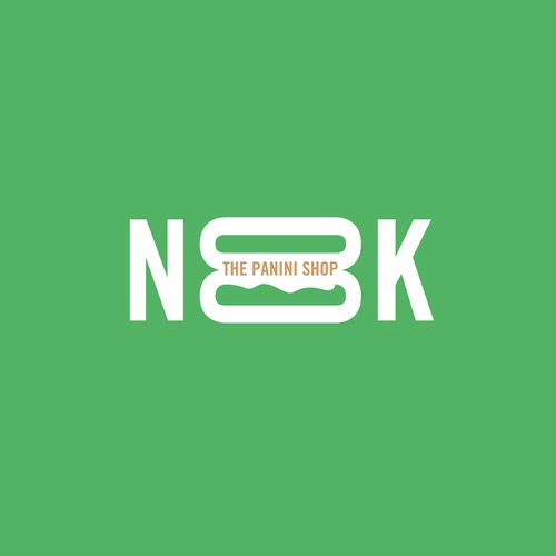 Creative clean logo for Nook paninis
