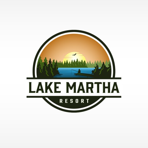 Logo for Waterfront Camping Resort for RV's, tents & AirBnb