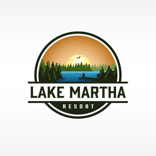 Logo for Waterfront Camping Resort for RV's, tents & AirBnb