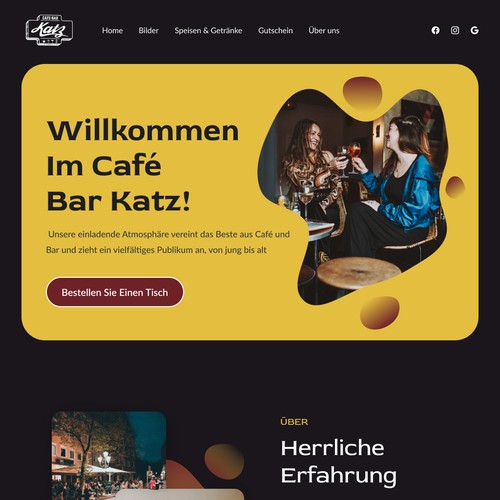 Cafe Bar Katz // Website
