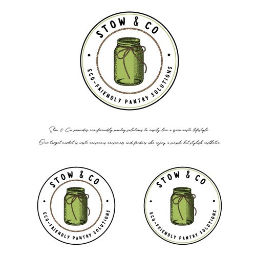 Logo design for food storage brand 