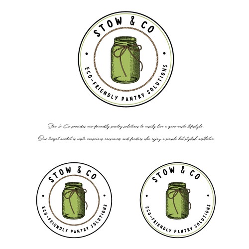 Logo design for food storage brand 