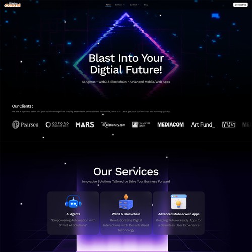 landing page design