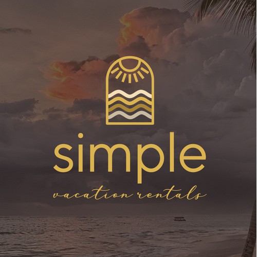 Logo design concept for a vacation rental management company 