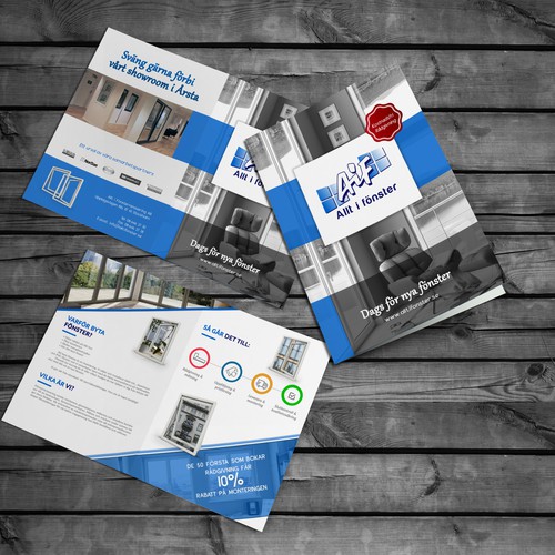 small brochure for our company in the window business!