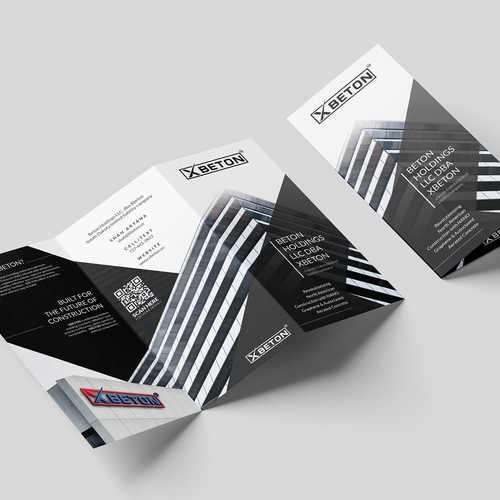 Tri-fold Brochure for XBeton