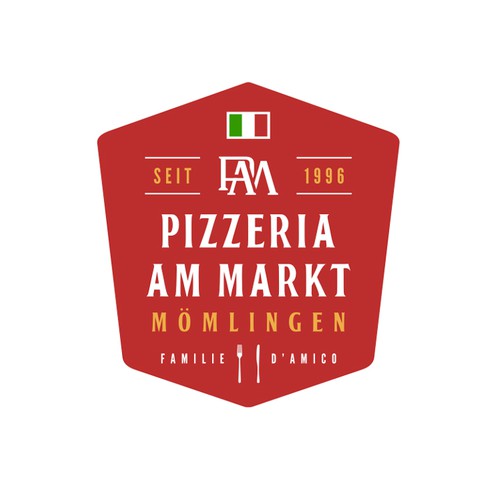 Pizzeria am Markt benötigt neues LOGO (Folgeaufträge möglich)