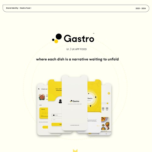 Design app for Gastro food Restaurant