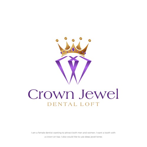 Unique Crown Jewel Dental logo