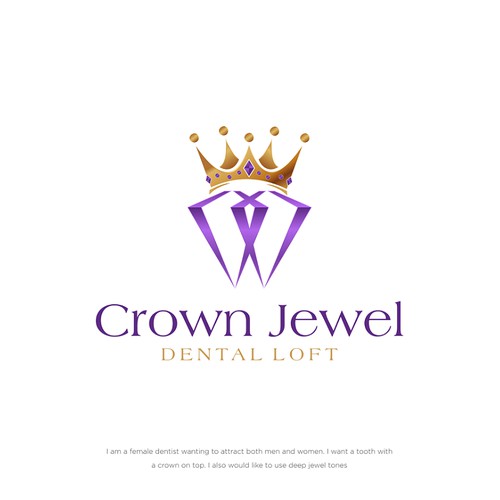 Unique Crown Jewel Dental logo