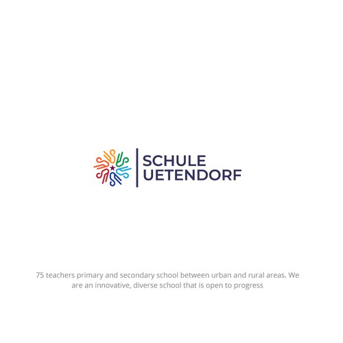 Schule Uetendorf colorful logo