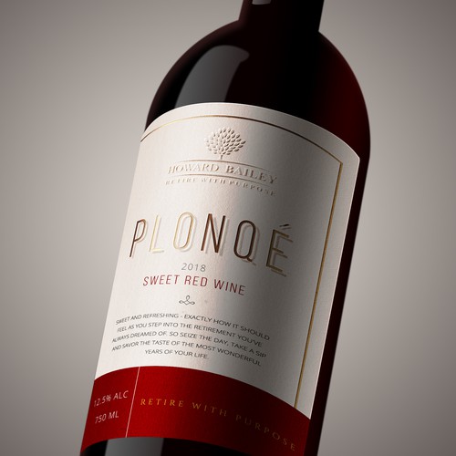 Wine label design for Howard Bailey 