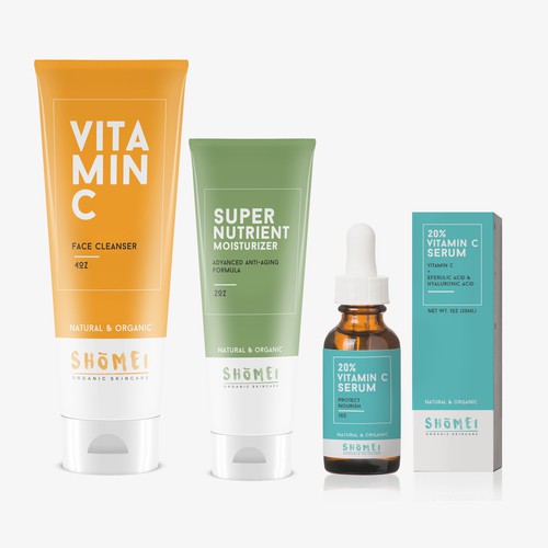 Label for Skincare products