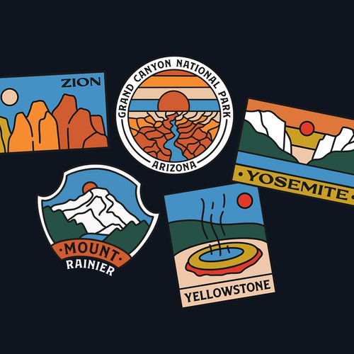 National Park Badges