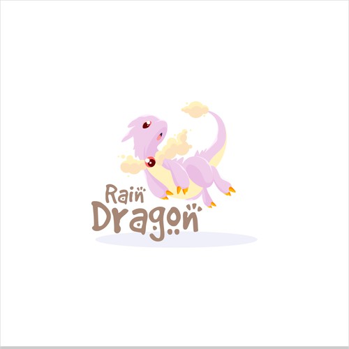 Rain Dragon Logo design.