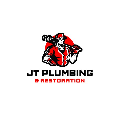 Character logo design for JT Plumbing