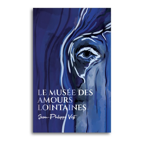 Illustrated book cover for Le musée des amours lointaines by Jean- Philippe Vest