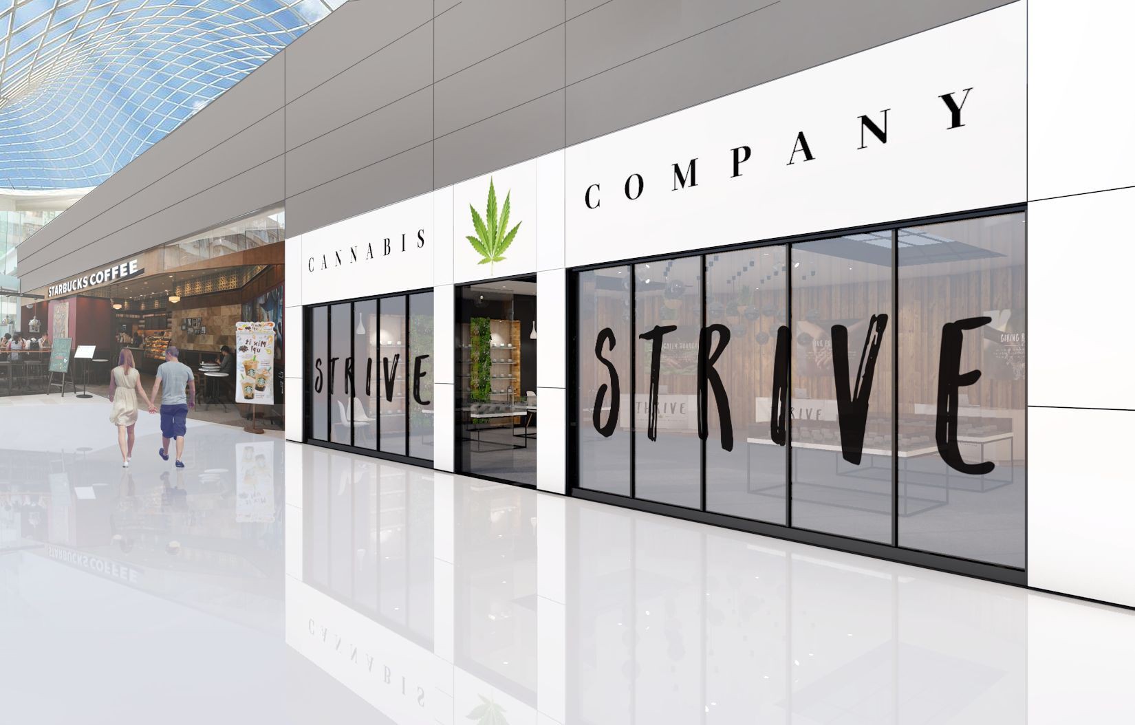 STRIVE Dispensaries Retail 3-D Renderings