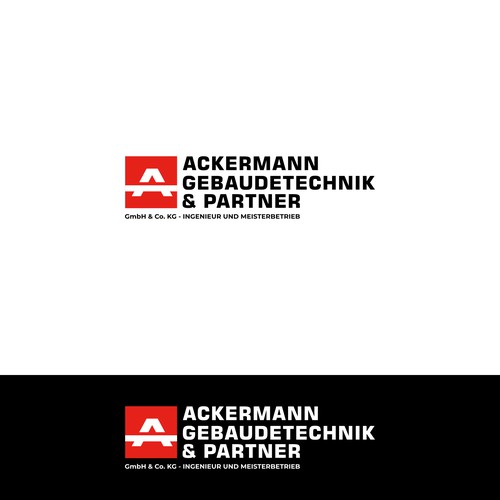 Bold clean logo for a German engineer.