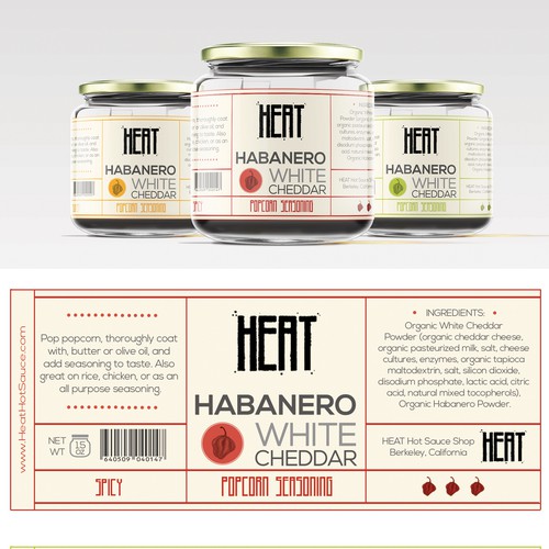 Label design for Heat