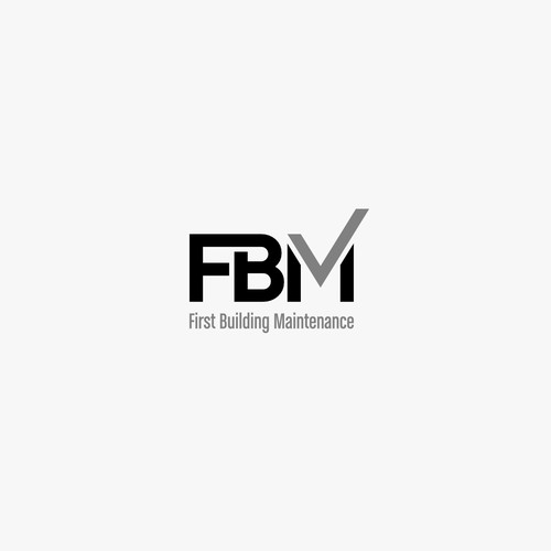Wordmark logo concept for FBM