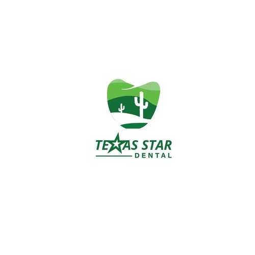 Bold logo concept for Texas Star Dental