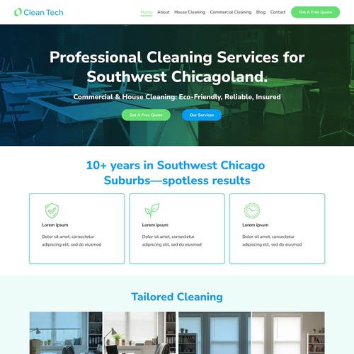 Clean Tech Custom Scheduling Design