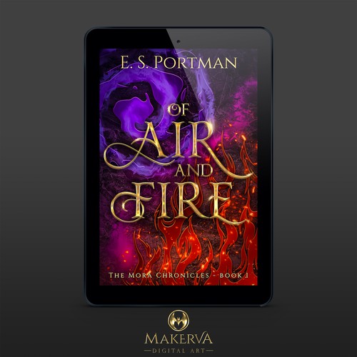 Cover for a Fae/Elemental Romantasy Novel