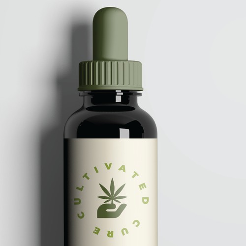 Cultivated Cure Logo and packaging design