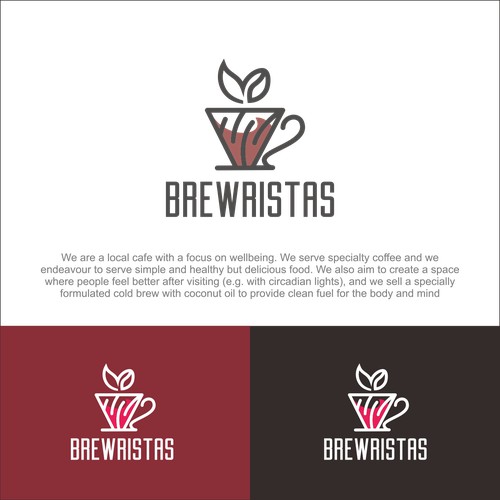 logo caffe and natural drink