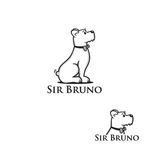 Logo for healthy dog food "Sir Bruno"