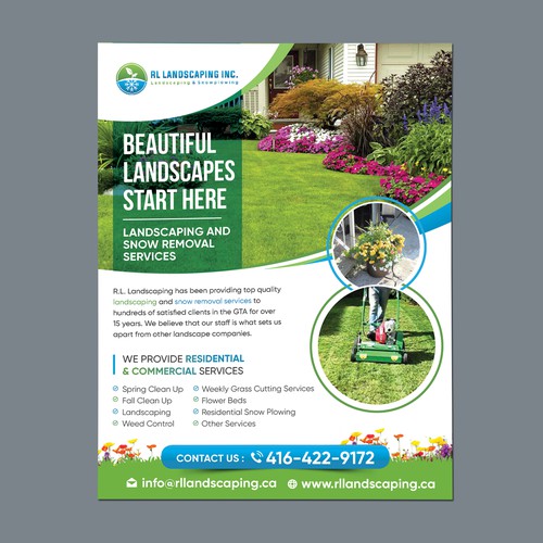 Landscape Flyer design