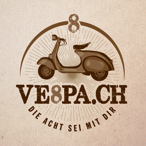 VESPA Logo design Vintage