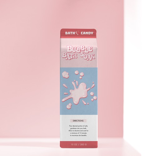 Bubble Bath Soak Label Concept