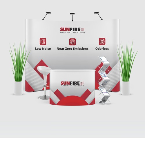 Modern Trade Show Backdrop for Sunfire
